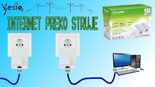 Internet preko kucne instalacije  TP LINK powerline [upl. by Vinson]