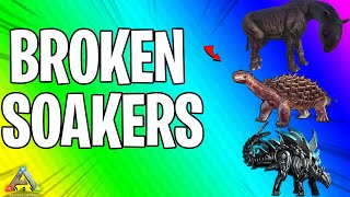 Top 3 Best Soakers For PVP  Ark Survival Evolved [upl. by Inatirb]