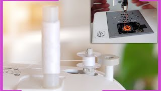 How to Wind and Thread A Bobbin  Quick amp Easy Guide  Sewing 101 Episode 3 [upl. by Dnarud]