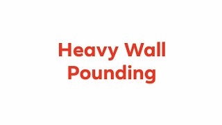 Heavy Wall Pounding Sound Effect [upl. by Nahta]