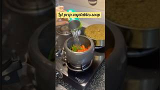 Let prep vegetables soup minivlog recipe food [upl. by Inalial]