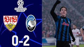 Stuttgart vs Atalanta  Highlights  Champions League 2024  atalanta vs vfb stuttgart [upl. by Imyaj57]