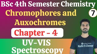 Chromophores and AuxochromesBsc 4th semester chemistryUV Vis spectroscopyUnit 4 [upl. by Kurtzig352]