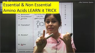 Learn Essential and Non Essential Amino Acids in mins  Class 12  Monica Bedi [upl. by Limaa145]