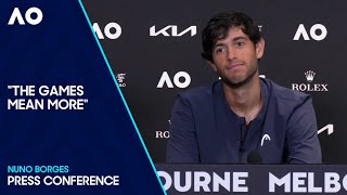 Nuno Borges Press Conference  Australian Open 2024 Third Round [upl. by Wilmar]