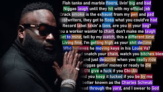 Rick Ross  Champagne Moments Rhyme Scheme Drake Diss Response [upl. by Ilam167]