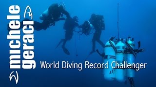 Michele Geraci World Diving Record Challenger 2014 [upl. by Yelrahs]