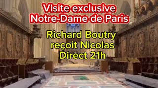 Richard Boutry 21h direct visite Notredame de Paris [upl. by Wu904]