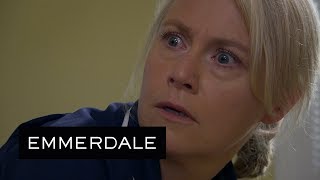 Emmerdale  Rebeccas Nurse Finds Out Lachlan Has Been Arrested for Murder [upl. by Harrie99]