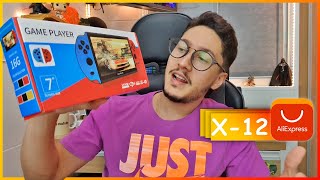 VIDEO GAME portátil do AliExpress X12 Plus  Bom e barato [upl. by Mccallum]