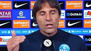 Antonio Conte intervista post InterNapoli 11quotINFURIATO CON IL VARquot [upl. by Aihseit326]