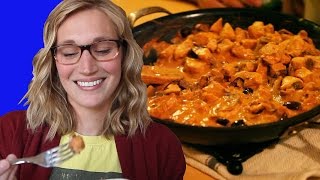 Brazilian Stroganoff recipe How to make chicken stroganoff via Brazil [upl. by Manvel]