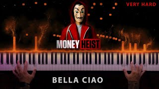 Bella Ciao  Hard piano Cover  La Casa de PapelMoney Heist Sheet Music [upl. by Akemhs]