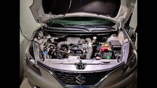 Suzuki Baleno K10c 10 boosterjet spark plug replacement [upl. by Akerehs]