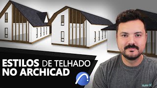 Como projetar telhados no Archicad explorando o que a ferramenta cobertura tem de melhor [upl. by Rebekkah306]