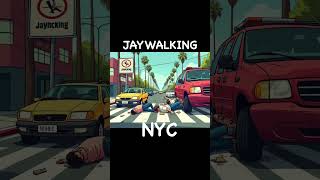 Jaywalking legalized NYC [upl. by Neillij]