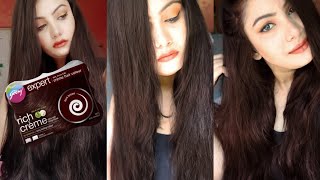 Godrej Expert Rich Creme Hair Colour Review  Dark Brown Only Rs 30 Anusha Beauty [upl. by Minor]