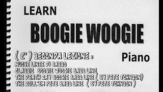 Learn Boogie Woogie Piano  2° Lezione [upl. by Ender]