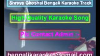 Projapoti E Mon Meluk Pakhna Karaoke Shreya Ghoshal [upl. by Irtimid]