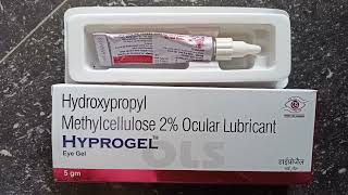 Hydroxypropyl methylcellulose 2 ocular lubricant Hyprogel eye gellubricant eye gel [upl. by Aimehs]