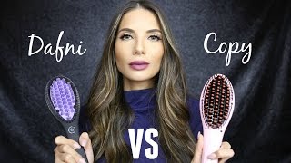 DAFNI HAIR STRAIGHTENER VS A COPY  AMY MAREE COMBER [upl. by Otrebmuh474]