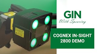 Hands on Demonstration with the Cognex InSight 2800 [upl. by Formenti]