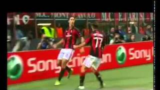 Milan vs Auxerre 20 Highlights Champions League 2010 HD [upl. by Brey]