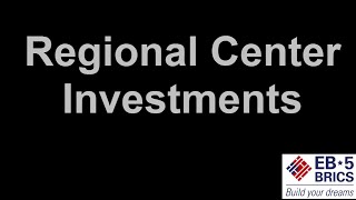 EB 5 Visa Regional Center Investment [upl. by Gunas408]