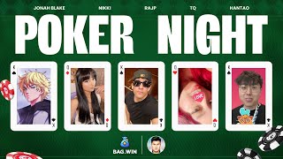 CRYPTO POKER NIGHT w Jonah Blake Nikki Raj TQ and Hanto [upl. by Drarrej]