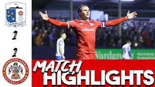 HIGHLIGHTS Barrow 11 Accrington Stanley [upl. by Ahsaek]