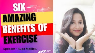 Why Exercise Is Important For Your Body Health CoachRupa MallickTop 6 Benefits Exercise [upl. by Ycat]