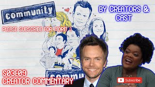 Community  S03E09  Commentary by Creators amp Cast [upl. by Mackoff]