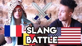 FRENCH SLANG VS AMERICAN SLANG  BATTLE ft Brenda Mada [upl. by Scheider]