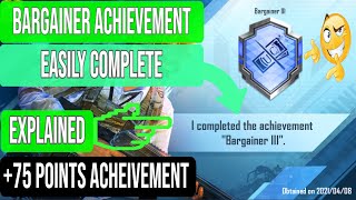 Easily Complete Bargainer Achievement 75 Points PUBG [upl. by Anitsua]