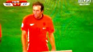 Netherlands  Spain Iniesta Goal World Cup FInal 2010 [upl. by Buyse22]