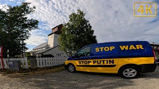 4K WALKING TOUR OF KIRKENES  NORTHERN MOST NORWEGIAN BORDER CROSSING TOWN NEXT TO RUSSIA [upl. by Diraf]