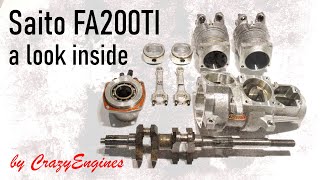 Saito FA 200TI  A look inside [upl. by Fidole]