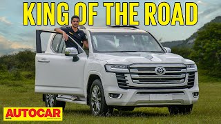 Toyota Land Cruiser LC 300 review  King of the road  First Drive  Autocar India [upl. by Adehsor440]