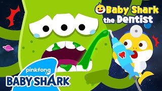 ✨NEW Aliens Visit Baby Shark Dentist  Baby Shark Doctor Hospital Play  Baby Shark Official [upl. by Arriec560]