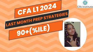 CFA L1 2024 KEY TIPS FOR EXAM TO SCORE 90ILE [upl. by Oniotna]