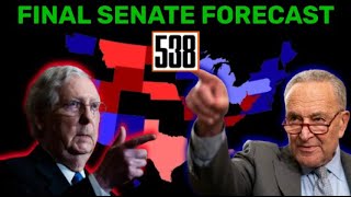 FINAL FiveThrityEight Senate Forecast Deep Dive [upl. by Farand589]