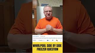 Removing Freezer Drawer from Whirlpool WRS588FIHZ [upl. by Brocklin261]