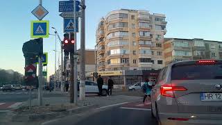 Auchan Bacau  in trafic spre iesirea catre Vaslui [upl. by Wallack]