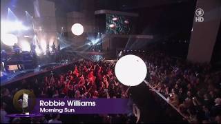 Robbie Williams  Morning Sun  Live  Echo 2010 720p [upl. by Tapes]