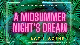 A Midsummer Nights Dream Act 1 Scene 1 script  line reading [upl. by Jerrilee]