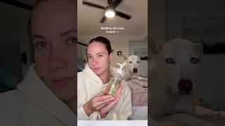 My skin care routine everything is linked in my LTK✨skincare dogshorts grwm dog beauty puppy [upl. by Mimajneb853]