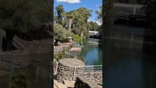 Yardenit Baptismal Site on Jordan River Israel pilgrimage holyplaces [upl. by Oedama554]