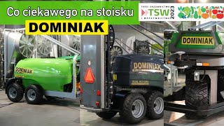 Opryskiwacz DOMINIAK  nowa beczka 3000 l komputer kolumna kosiarka  Targi TSW 2023 [upl. by Crooks]