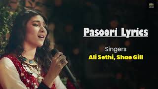 Pasoori Lyrics  Coke Studio  English Translation  Ali Sethi x Shae Gill Lyrics [upl. by Inhoj]