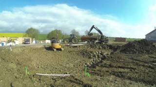 Timelapse terrassement maison [upl. by Rivalee]